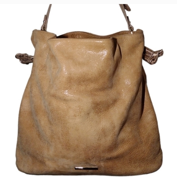 Brahmin Retired Harlow Tan Rosario Drawstring Bag - Picture 3 of 15